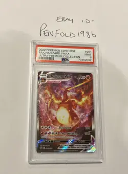Charizard VMAX SWSH261 PSA 9 Full Art UPC Promo Pokemon Card Graded - Image 1