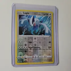 Lugia 132/185 Rare Reverse Holo SWSH Vivid Voltage 2020 Pokemon Card NM-Mint - Image 1