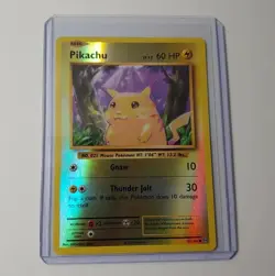 Pokemon Card Pikachu 35/108 XY Evolutions 2016 Reverse Holo LP-NM - Image 1