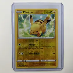 Pikachu 065/202 Common Reverse Holo Sword & Shield Pokemon Card 2020 NM-M - Image 1