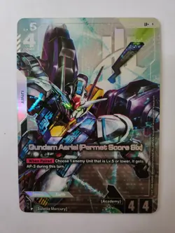 Aerial (Permet Score Six) -ST01-006 LR+ -Gundam Card Game - NM - Image 2