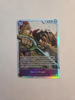 Gol. D. Roger (SR) OP13-064 One Piece Card Carrying On His Will English - Image 1