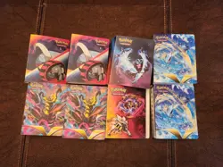 Pokemon Mini Portfolios Binders Lot of 9 No Cards Included Sword Shield Lugia - Image 1