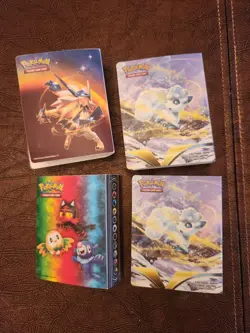 Pokemon Mini Portfolios Binders Lot of 9 No Cards Included Sword Shield Lugia - Image 5