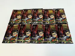 Teen Titans GO! Series 1 Collectible Trading Card Game 10 Booster Packs TCG CCG - Image 1