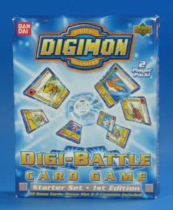Digimon Digi-Battle Card Game Starter Set 1st Edition 2000 Ban Dai Upper Deck - Image 2