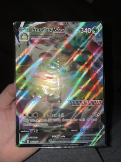 Snorlax VMAX Oversize Promo Jumbo Card Pokemon TCG Sealed Pokemon - Image 1