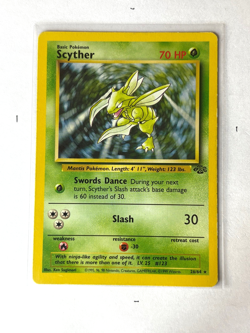 Scyther - 26/64 - Pokemon Jungle Unlimited Rare Card WOTC LP - Image 1