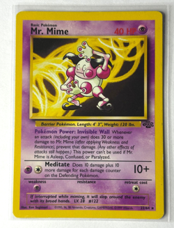 Mr. Mime - 22/64 - Pokemon Jungle Unlimited Rare Card WOTC LP - Image 1