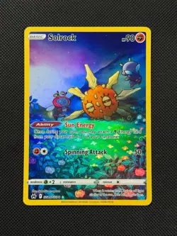 Pokemon Cards Solrock GG15/GG70 Crown Zenith Galarian Gallery Holo - Image 2