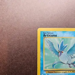 Articuno 17/62 Pokemon Fossil Regular Rare Card - HP (no creases) - Image 2