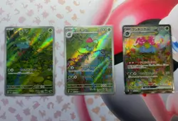 Pokemon Card Venusaur SAR Bulbasaur Ivysaur AR 166 167 200/165 sv2a 151 Japanese - Image 1