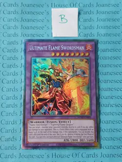 Ultimate Flame Swordsman MZMI-EN004 Collector's Rare Yu-Gi-Oh Card 1st New B - Image 1