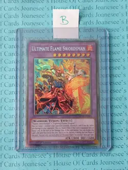 Ultimate Flame Swordsman MZMI-EN004 Collector's Rare Yu-Gi-Oh Card 1st New B - Image 5