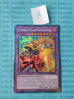 Ultimate Flame Swordsman MZMI-EN004 Collector's Rare Yu-Gi-Oh Card 1st New A - Image 1