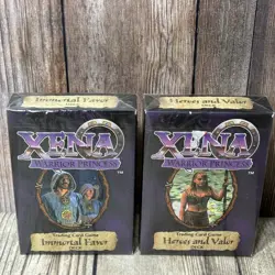 Xena Warrior Princess Trading Card Game Lot Of 2 Starter Decks 1998 Wizards WotC - Image 1