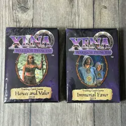 Xena Warrior Princess Trading Card Game Lot Of 2 Starter Decks 1998 Wizards WotC - Image 2
