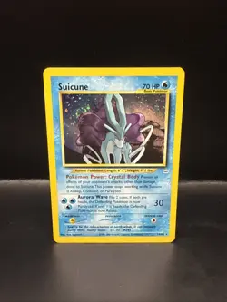 Pokemon TCG Suicune Neo Revelation Holo Card 14/64 Unlimited Rare Swirl - Image 4