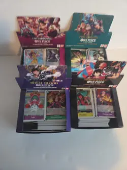 One Piece TCG x1200 + Cards BULK LOT Holographic Rares + Leaders NM ENGLISH - Image 1
