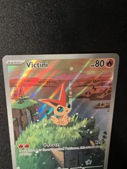 Pokemon TCG Victini Full Art Holo Black Star Promo Card 208 - Image 3