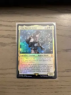 NM Foil Tifa, Martial Artist, MTG, Final Fantasy Commander, Magic 0006 FIC - Image 1