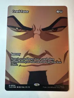 Cruel Tutor - Foil - Borderless M MTG Avatar 0024 TLE English - Image 1