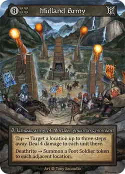 Midland Army - Sorcery Contested Realm - Alpha Preconstructed Deck Edition - Image 1