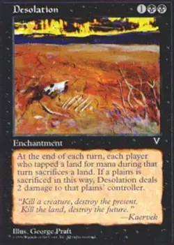 1x Desolation Light Play, English Visions MTG Magic - Image 1