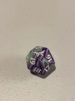 MTG Duskmourn: House of Horror Oversized Bundle Dice Spindown D20 Life Tracker - Image 1