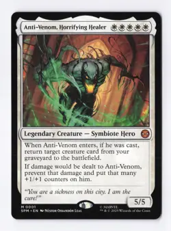 Anti-Venom, Horrifying Healer 0001 (M) MTG Marvel's Spider-Man (SPM) - Image 1