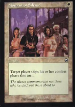 Moment of Silence - Mercadian Masques: #28, Magic: The Gathering Lp R197 - Image 1