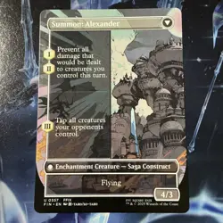 Crystal Fragments Summon: Alexander (Borderless) [FINAL FANTASY] Magic MTG - Image 2