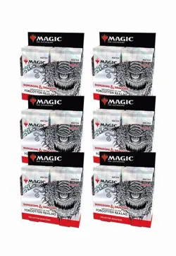 MTG Dungeons & Dragons ADVENTURES IN THE FORGOTTEN REALMS Collector Box Case 6x - Image 1