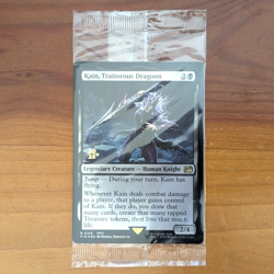 Kain, Traitorous Dragoon - SEALED Prerelease Foil Stamped Promo - FF MTG - Image 1