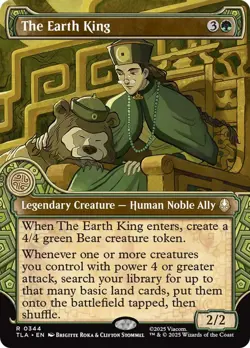 The Earth King (Showcase) 344 NM Foil Avatar: The Last Airbender MTG EN - Image 1