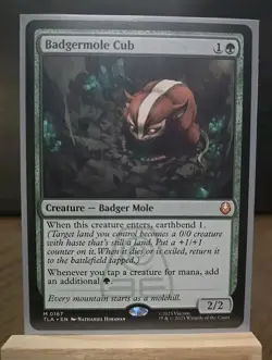Badgermole Cub MTG Magic The Gathering Avatar (0167) NM - Image 1