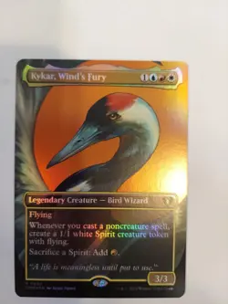 Kykar, Wind's Fury (Borderless) Commander Masters Foil - Image 1