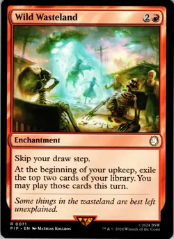 Wild Wasteland - R - Enchantment - Normal - Universes Beyond: Fallout - #71 - NM - Image 1