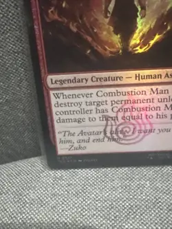 MTG Combustion Man (127/447) Avatar The Last Airbender NM FOIL - Image 5