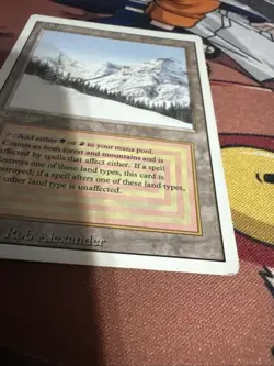 MTG Taiga Revised Edition Regular Rare - Image 3