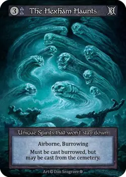 Sorcery: Contested Realm The Hexham Haunts Unique Regular NM (GT) - Image 1