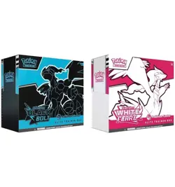 Pokemon Center Exclusive Black Bolt & White Flare Elite Trainer Box ETB Set - Image 1