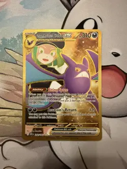 Pokemon TCG: Team Rockets Crobat Ex 242/182 Destined Rivals Gold Full Art. NM - Image 4