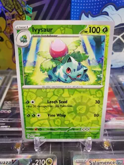 Ivysaur 002/165 Reverse Holo Uncommon Pokemon TCG S&V English 151 - Image 1