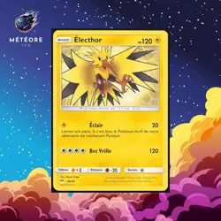 Carte Pokemon Electhor 26/40 McDonald's 2019 Francais - Image 1