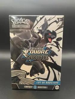 Pokemon TCG Bundle EV10.5 Foudre Noire FR Neuf Scelle 6 Boosters Cartes Boite - Image 1