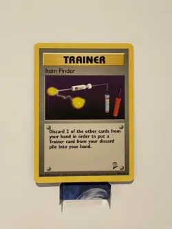 Pokemon Item Finder Base Set 2 103/130 Rare WOTC LP/NM - Image 1