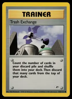 Trash Exchange - 126/132 - Pokemon Card Gym Heroes Common Trainer - NM - Image 1