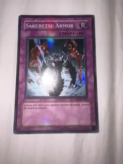 Yugioh CP01-EN004 Sakuretsu Armor Super Rare Champion Pack 1 LP wow bleed - Image 2