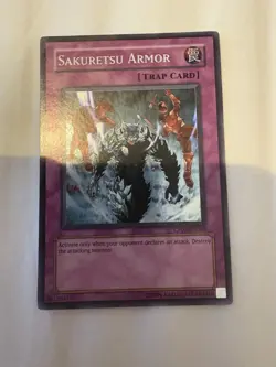 Yugioh CP01-EN004 Sakuretsu Armor Super Rare Champion Pack 1 LP wow bleed - Image 3